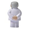 Anti-stress 'médecin' en PU. blanc | sans marquage | non disponible | non disponible