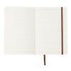 Carnet A5 avec couverture en PU blanc | sans marquage | non disponible | non disponible