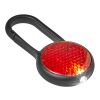 Porte-clés réflecteur rouge | sans marquage | non disponible | non disponible
