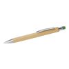 Stylo bille en bambou et plastique, mine noire rouge | sans marquage | non disponible | non disponible