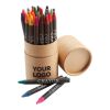 Tube de 30 crayons gras. multicolore | sans marquage | non disponible | non disponible