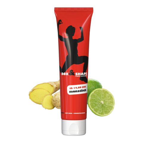 Tube de 100 ml - Gel douche Gingembre-Citron Vert - FullbodyPrint Blanc | sans marquage