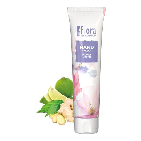 Tube de 100 ml - Baume pour les mains &quot;Gingembre - Citron vert &quot; - FullbodyPrint Blanc | sans marquage