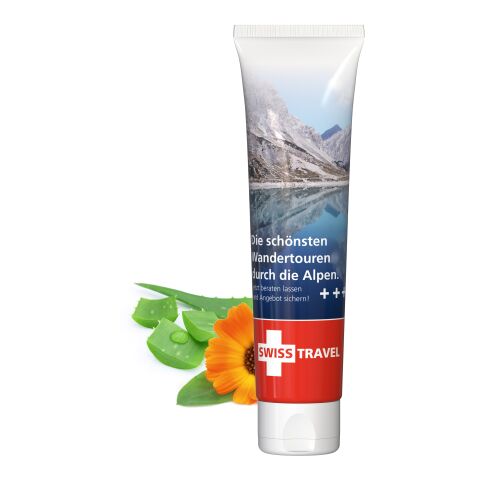 Tube de 100 ml - Baume pour les mains &quot;Calendula - Aloe Vera&quot; - FullbodyPrint blanc | Sur toute la surface du tube 