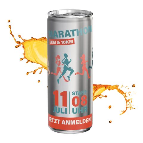Energy Drink classic 4C impression numérique matt | Transparent (Fullbody) mate