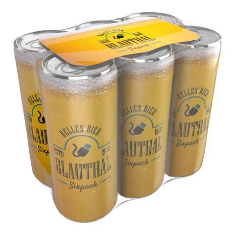 Bière, Sixpack 4C Impression numérique matt | Étiquette en film (Fullbody)
