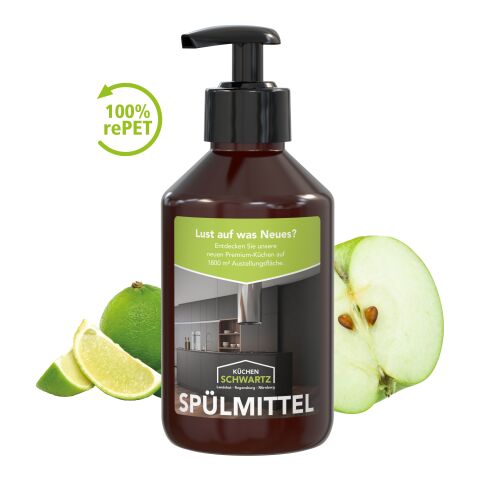 Distributeur de 250 ml - Liquide vaisselle à la main - Body Label Brun | sans marquage