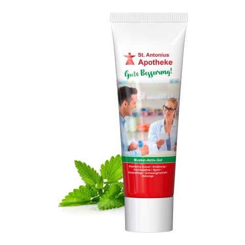 Tube de 25 ml - Gel sportif - FullbodyPrint Blanc | sans marquage