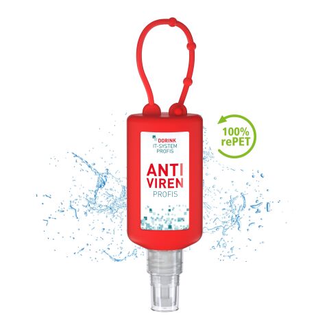 Spray désinfectant pour les main (DIN EN 1500) Rouge | sans marquage