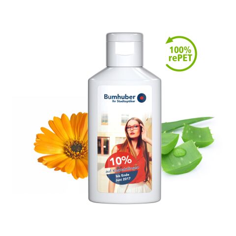 Bouteille de 50 ml - Baume pour les mains &quot;Calendula - Aloe Vera&quot; - Body Label Blanc | sans marquage