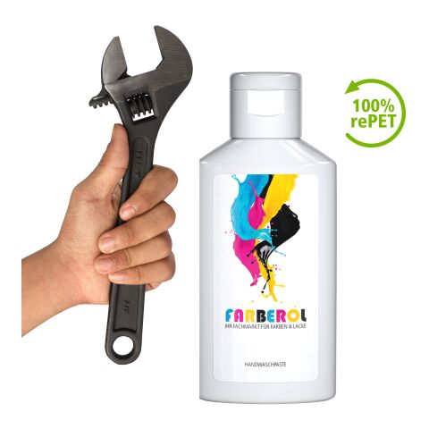 Bouteille de 50 ml - Pâte de nettoyage des mains - Body Label Blanc | sans marquage