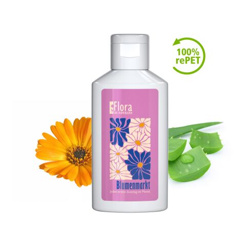 Bouteille de 50 ml - Baume pour les mains "Calendula - Aloe Vera" - Body Label Blanc | sans marquage