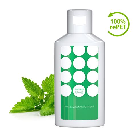 Bouteille de 50 ml - Gel sportif - Body Label blanc | 4C Body Label brillante