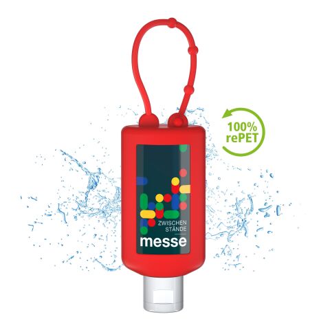 Gel désinfectant pour les main (DIN EN 1500) Rouge | sans marquage