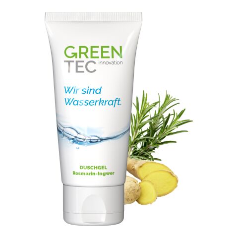 Tube de 50 ml - Gel Douche Rosmarin-Gingembre - FullbodyPrint Blanc | sans marquage