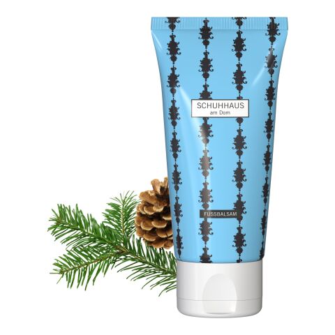 Tube de 50 ml - Baume pour les pieds &quot;Pin de montagne&quot; - FullbodyPrint Blanc | sans marquage