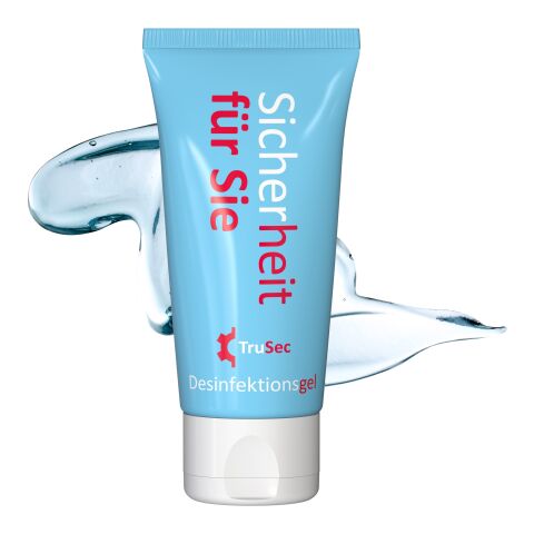Tube de 50 ml - Gel désinfectant pour les mains - FullbodyPrint Blanc | sans marquage