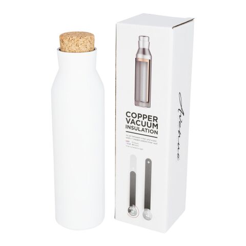 Bouteille isotherme sous vide cuivrée Norse avec bouchon Standard | blanc | sans marquage | non disponible | non disponible