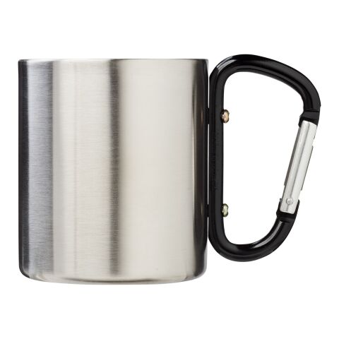Mug isotherme Alpes avec mousqueton Noir