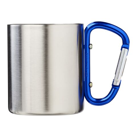 Mug isotherme Alpes avec mousqueton Bleu