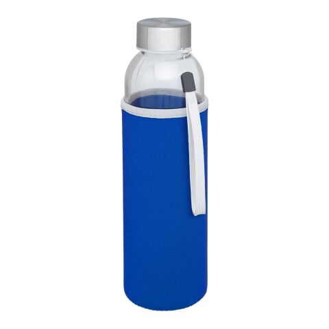 Bouteille Bodhi en verre et néoprène - 500&nbsp;ml Standard | bleu transparent | non disponible | sans marquage | non disponible | non disponible | non disponible