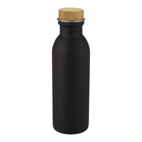 Bouteille de sport Kalix 650&nbsp;ml en acier inoxydable Standard | Noir | sans marquage | non disponible | non disponible