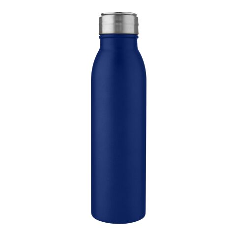 Bouteille de sport Harper 700 ml en acier inoxydable avec boucle métallique Standard | Bleu minéral | sans marquage | non disponible | non disponible