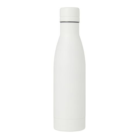 Bouteille isotherme sous vide Vasa de 500 ml en cuivre et acier inoxydable recyclé certifié RCS Standard | blanc | sans marquage | non disponible | non disponible