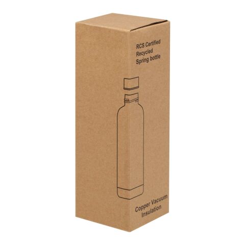 Bouteille isotherme avec isolation par le vide Spring 500 ml en cuivre inoxydable recyclé certifié RCS Standard | Blanc | sans marquage | non disponible | non disponible