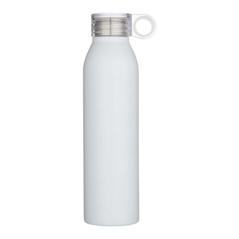 Bouteille d’eau Grom de 650 ml en acier inoxydable recyclé certifié RCS Standard | Blanc | sans marquage | non disponible | non disponible