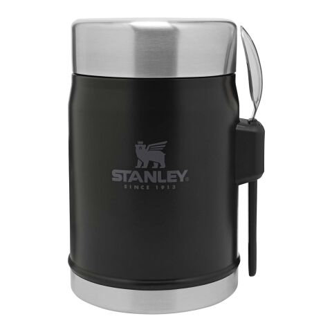 Bocal alimentaire de 400 ml Stanley Legendary avec cuillère-fourchette Standard | Noir | sans marquage | non disponible | non disponible