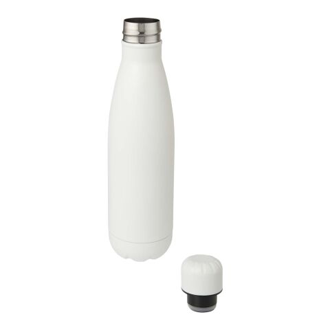 Bouteille d’eau Cove de 750&nbsp;ml en acier inoxydable recyclé certifié RCS à simple paroi Standard | Blanc | sans marquage | non disponible | non disponible