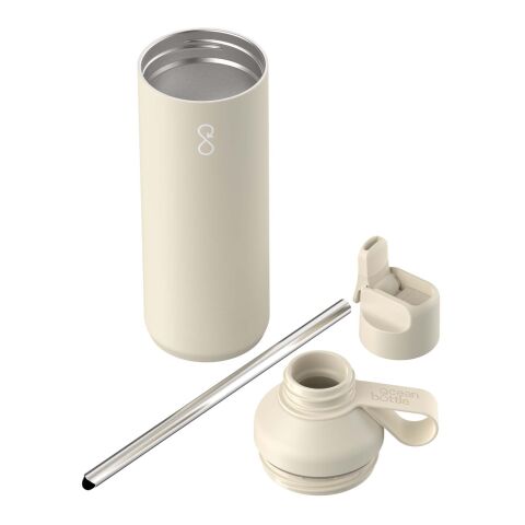 Bouteille en acier inoxydable recyclé Ocean Bottle Peak GO 710 ml Standard | Sandstone | sans marquage | non disponible | non disponible