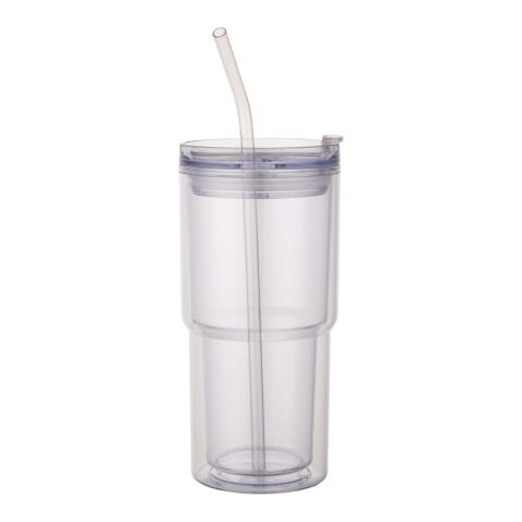 Gobelet en plastique à double paroi Archer de 480 ml blanc