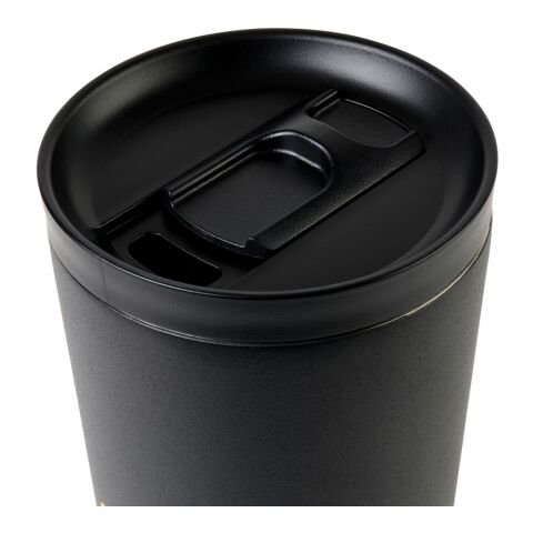 Mug 500ml en acier recyclé RCS Aviana™ Rowan noir | sans marquage | non disponible | non disponible