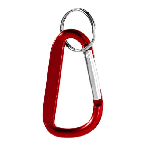 Porte-clés mousqueton Timor en aluminium recyclé Standard | Rouge | sans marquage | non disponible | non disponible