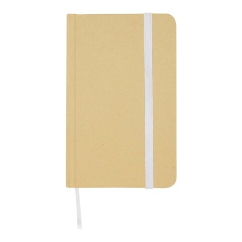 Carnet A6 Reed uni recyclé à couverture rigide Standard | Blanc | sans marquage | non disponible | non disponible