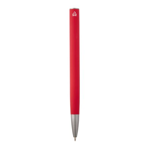 Stylo bille Ziguur en aluminium recyclé Rouge
