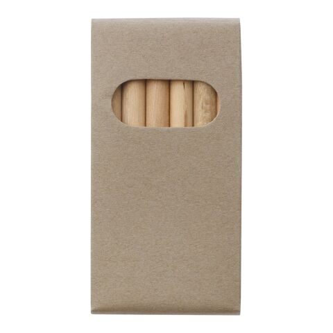 Set de 6 crayons de couleur Standard | Naturel | sans marquage | non disponible | non disponible | non disponible