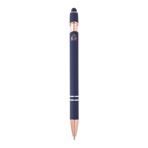 Stylo bille Nanna avec finition or rose Standard | Bleu océan | sans marquage | non disponible | non disponible