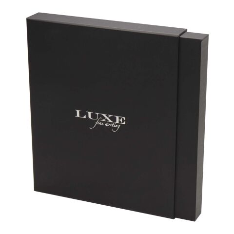 Ensemble carnet à couverture rigide A5 et stylo roller Legato Elegance Standard | blanc-blanc | sans marquage | non disponible | non disponible