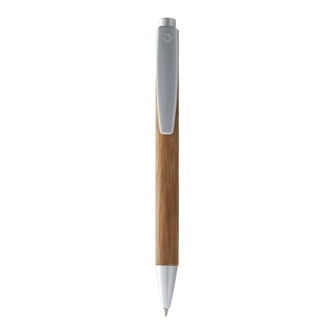 Stylo à bille Borneo Standard | Naturel-Argent | sans marquage | non disponible | non disponible