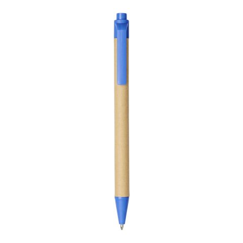 Stylo bille en carton recyclé et plastique de maïs Berk Standard | Bleu | sans marquage | non disponible | non disponible