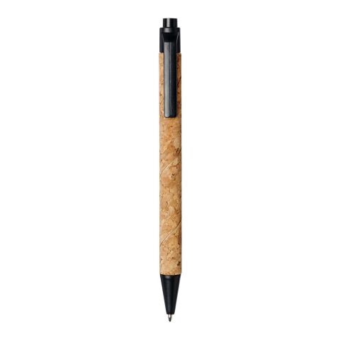 Stylo bille Midar en liège et paille de blé Standard | Naturel-Noir | sans marquage | non disponible | non disponible