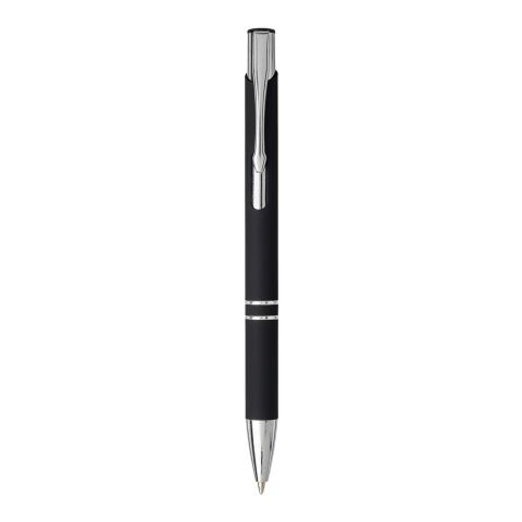 Stylo bille rétractable doux au toucher&nbsp;Moneta Standard | noir | sans marquage | non disponible | non disponible
