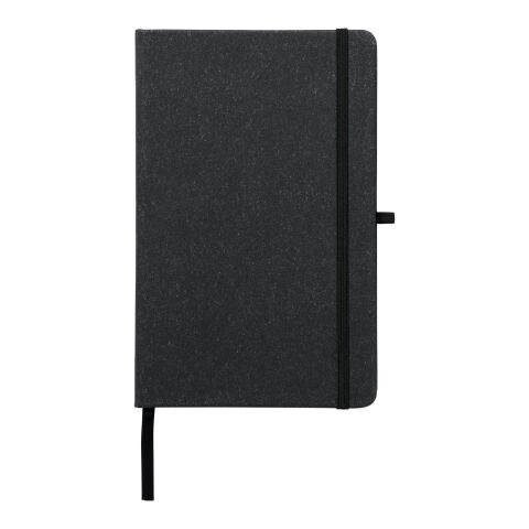 Carnet de notes A5 en cuir Atlana Standard | noir | sans marquage | non disponible | non disponible