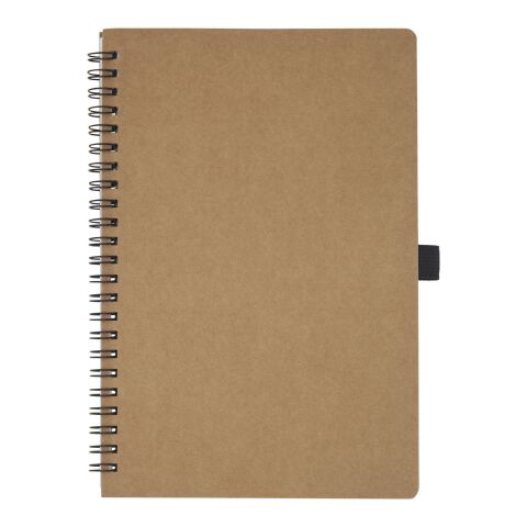 Carnet Cobble A5 à spirales en carton recyclé avec papier de pierre Standard | Naturel | sans marquage | non disponible | non disponible