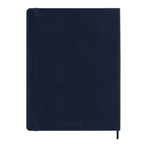 Agenda XL 12 mois Moleskine à couverture souple Standard | Bleu saphir | sans marquage | non disponible | non disponible