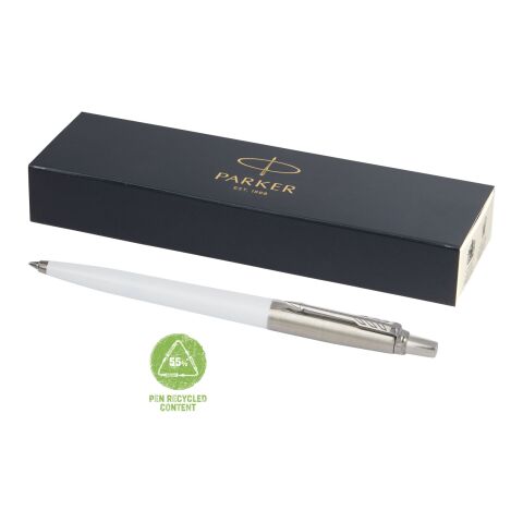 Stylo bille Parker Jotter recyclé Standard | blanc | sans marquage | non disponible | non disponible