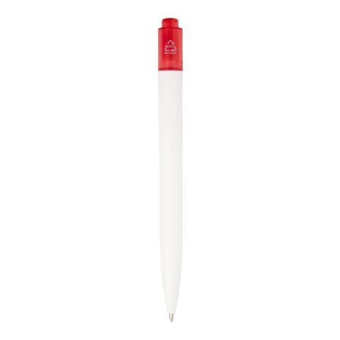 Stylo bille Thalaasa en plastique océanique Spitze:1,0 mm Standard | Rouge-Blanc | sans marquage | non disponible | non disponible